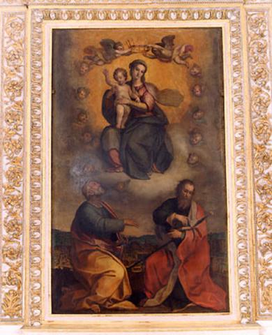 Madonna in gloria con i SS. Pietro e Paolo