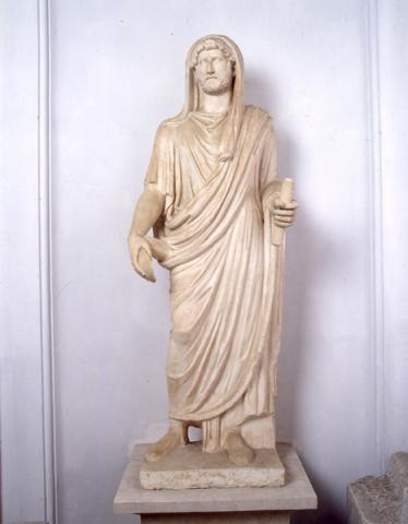 Statua di Adriano, come Pontifex Maximus