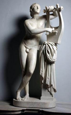 Statua di Pothos restaurato come Apollo Citaredo