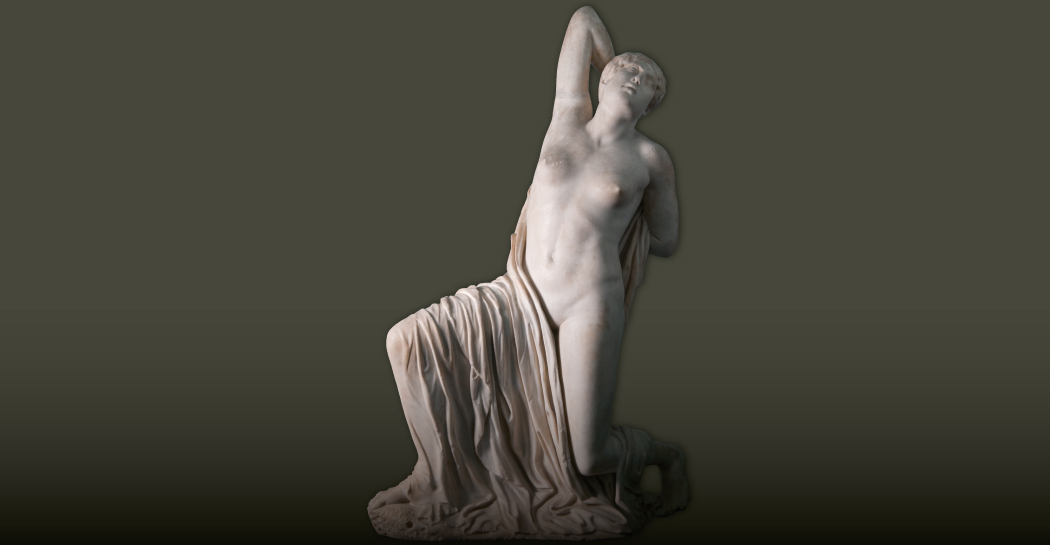 Statua di Niobide ferita_Ninfeo degli Horti Sallustiani_Marmo pario lychnites_430 a.C. circa_ Roma_Museo Nazionale Romano_Palazzo Massimo_1050x545 Statua di Niobide ferita da Roma presso il Ninfeo degli Horti Sallustiani_Marmo pario lychnites_430 a.C. circa