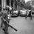 Polizia in attività antisommossa. 1972. Parma, CSAC, Fondo Publifoto