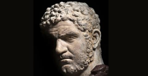 Ritratto di Caracalla, Sala degli Imperatori (foto @Zeno Colantoni)
