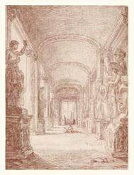 Hubert Robert, Un disegnatore nella Galleria capitolina,  1762-1763, Los Angeles, The J. Paul Getty Museum, inv. 200712, Digital image courtesy of the Getty's Open Content Program