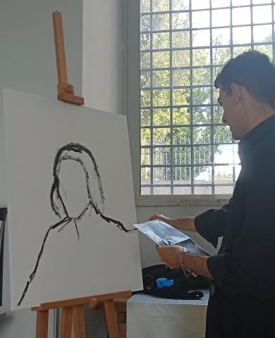 inizio laboratorio come nasce un dipinto