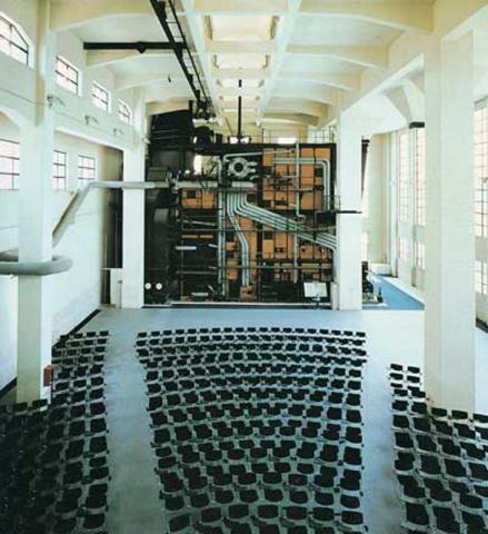 La Sala Caldaie dopo il 1989 (Art Center Acea) La Sala Caldaie dopo il 1989 (Art Center Acea)