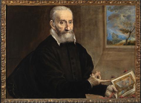 Dominikos Theotokopoulos detto El Greco (Candia, 1541 - Toledo, 1614) Ritratto di Giulio Clovio 1571-1572