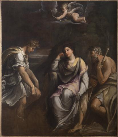 Guido Reni, Silvio, Dorinda e Linco, (Allegoria dell'amore rifiutato)